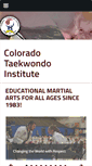 Mobile Screenshot of coloradotaekwondo.com